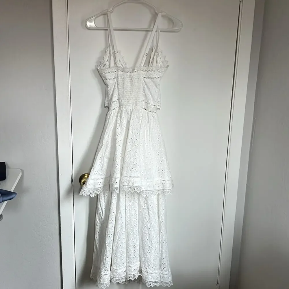 V. Chapman Panna Cotta Maxi Dress in White - Picture 7 of 7